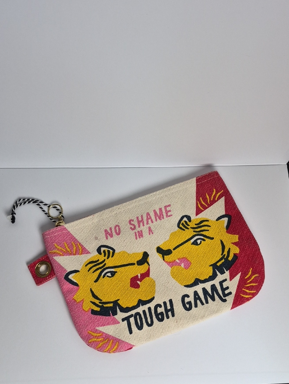 DANICA STUDIOS Canvas Tiger Zippered Pouch